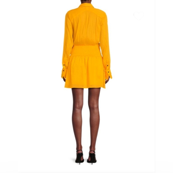 rag & bone Bailey Smocked Waist Mini Dress - Picture 3 of 3